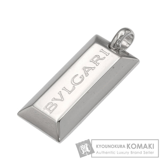 BVLGARI ingot Pendant top K18 White Gold Ladies [Used]