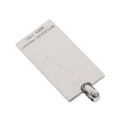 BVLGARI ingot Pendant top K18 White Gold Ladies [Used]