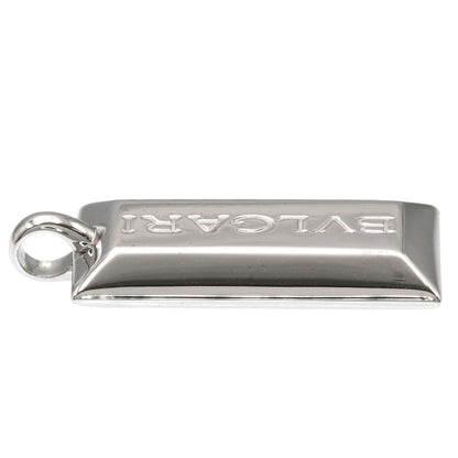 BVLGARI ingot Pendant top K18 White Gold Ladies [Used]