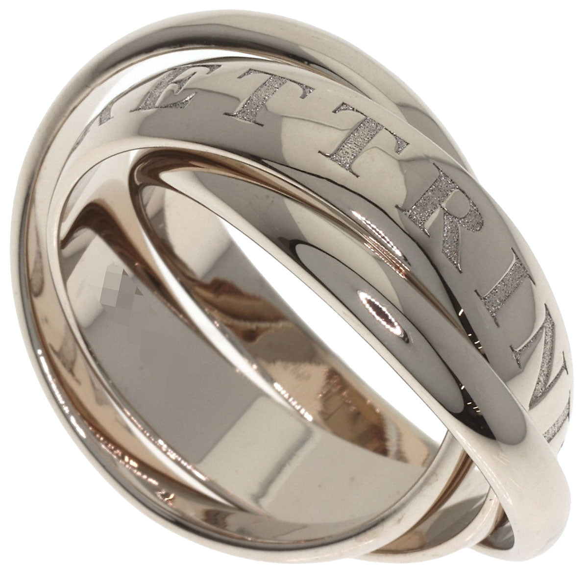 CARTIER Trinity #57 Ring K18 White Gold Ladies [Used]