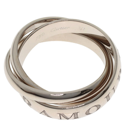 CARTIER Trinity #57 Ring K18 White Gold Ladies [Used]