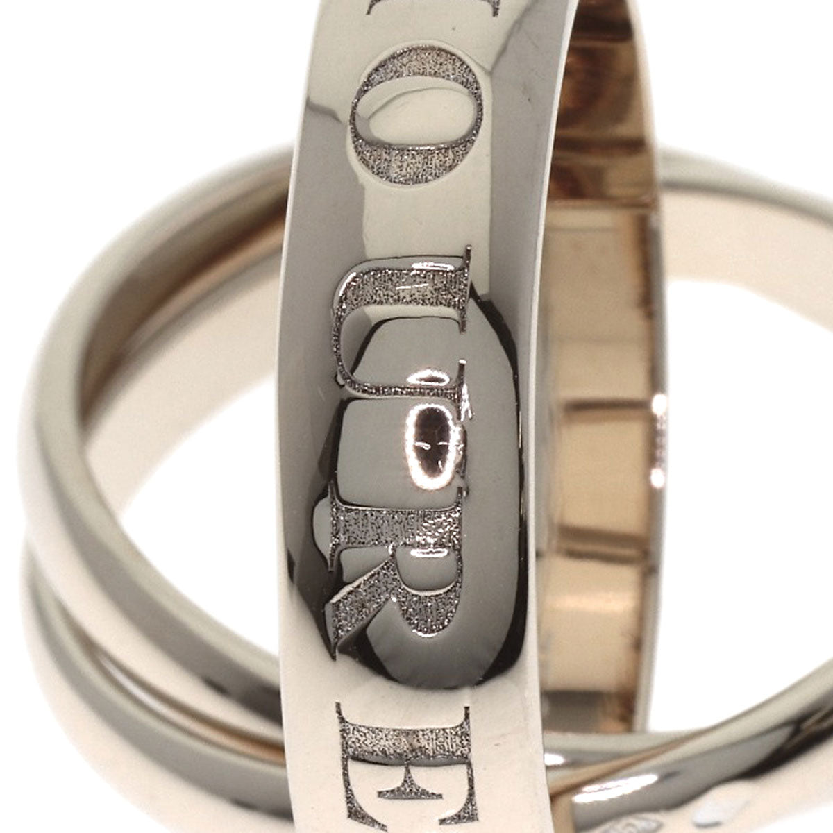 CARTIER Trinity #57 Ring K18 White Gold Ladies [Used]