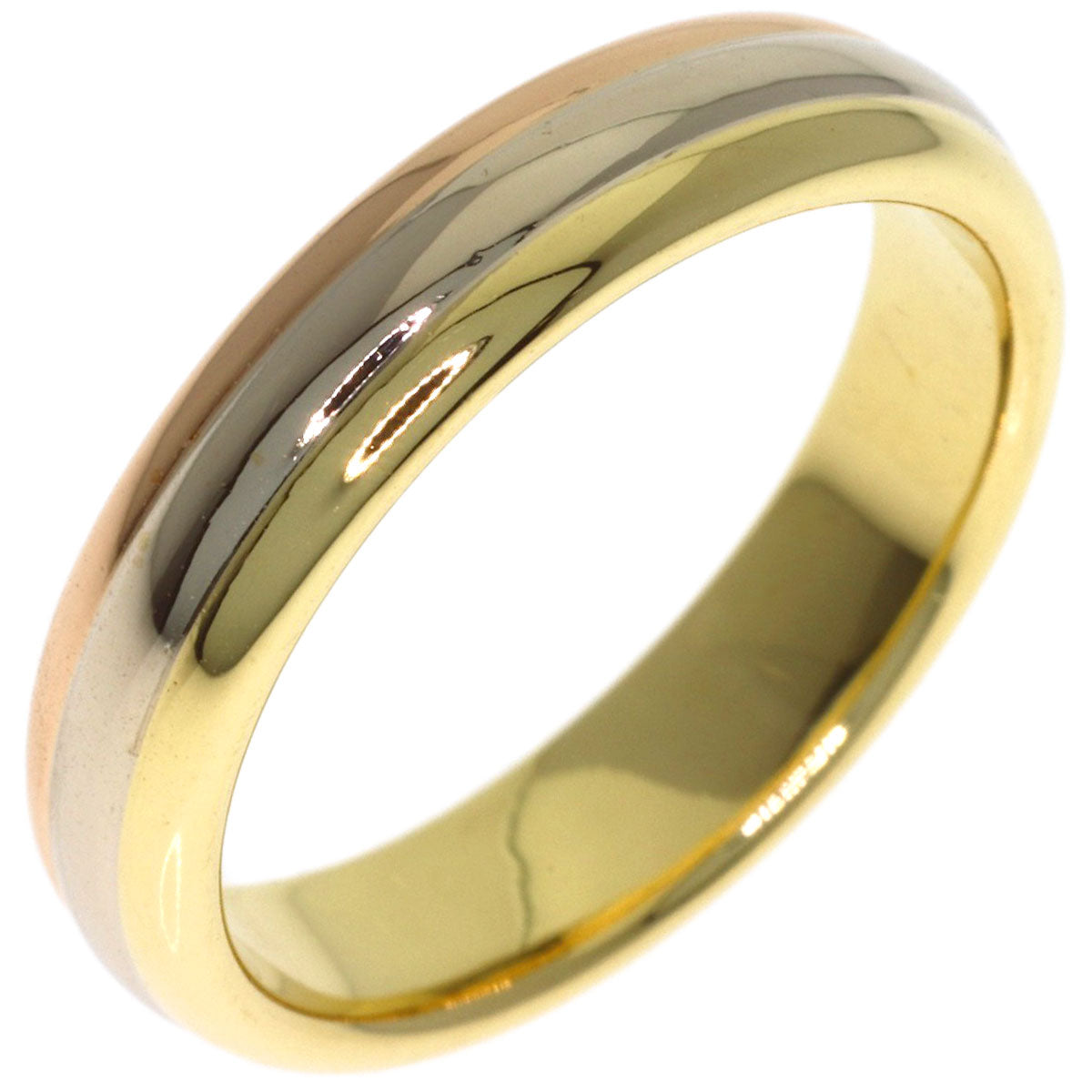 CARTIER Three colors # 53 Ring K18 Yellow Gold 18K Pink GoldLadies [Used]