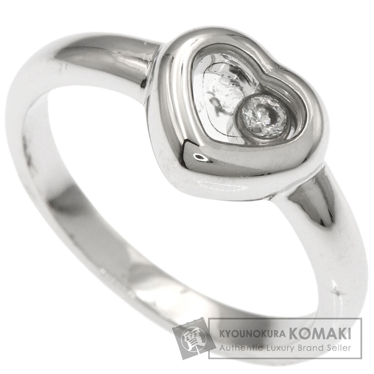Chopard Happy diamond Ring K18 White Gold Ladies [Used]