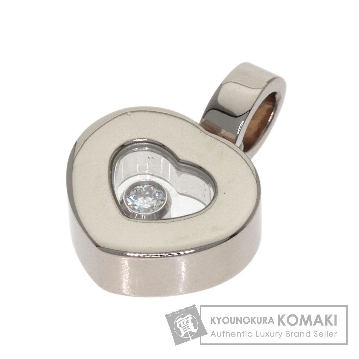 Chopard Happy diamond Pendant top K18 White Gold Ladies [Used]