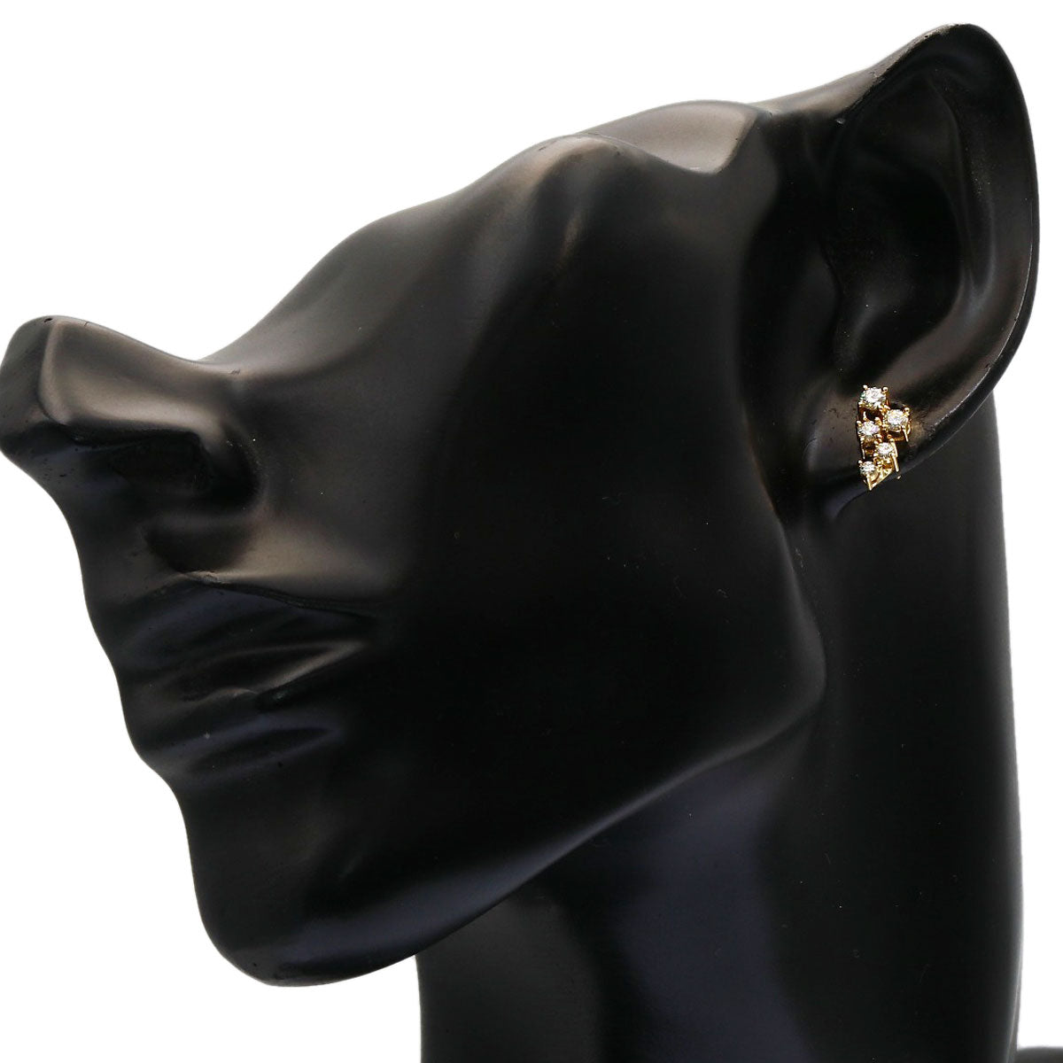 TASAKI Diamond earring K18 Yellow Gold Ladies [Used]