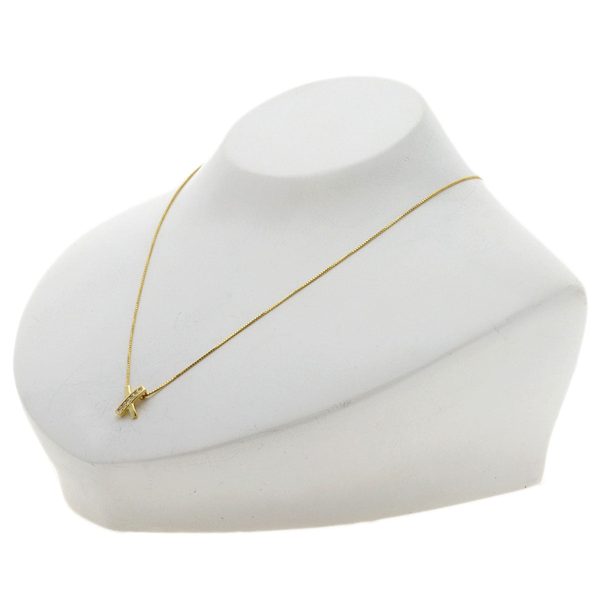 TASAKI Diamond Necklace K18 Yellow Gold Ladies [Used]