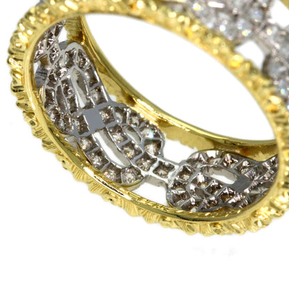 BUCCELLATI Diamond Ring K18 Yellow Gold K18 White GoldLadies [Used]