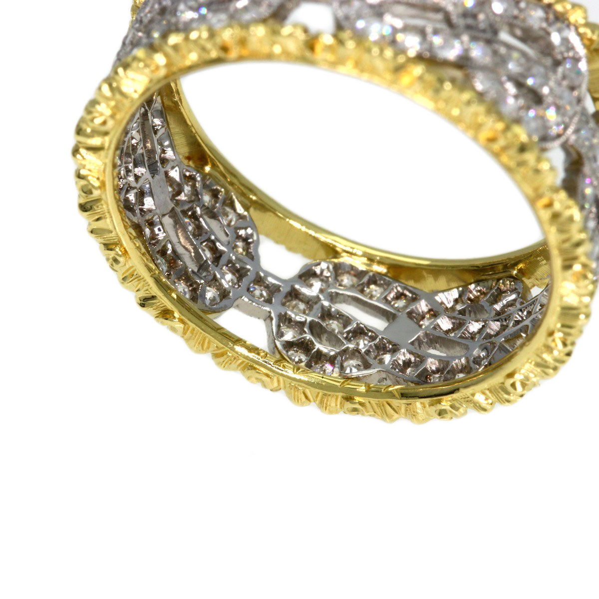 BUCCELLATI Diamond Ring K18 Yellow Gold K18 White GoldLadies [Used]