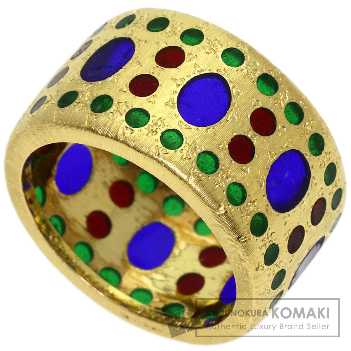 GIANMARIA BUCCELLATI Multi-colored stone Ring K18 Yellow Gold Ladies [Used]