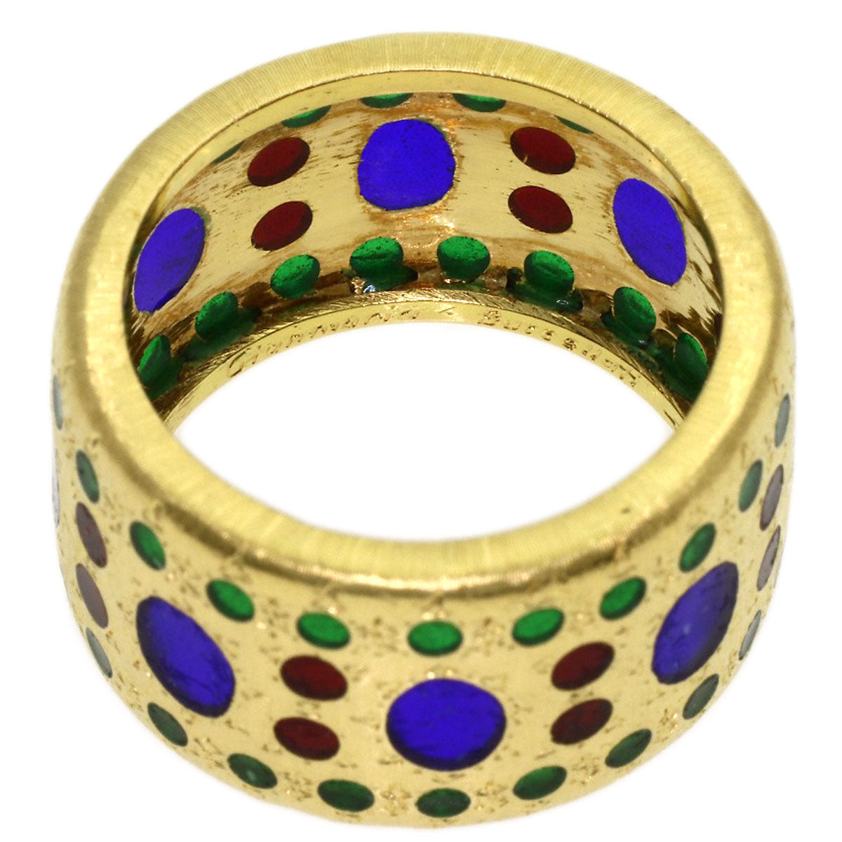 GIANMARIA BUCCELLATI Multi-colored stone Ring K18 Yellow Gold Ladies [Used]