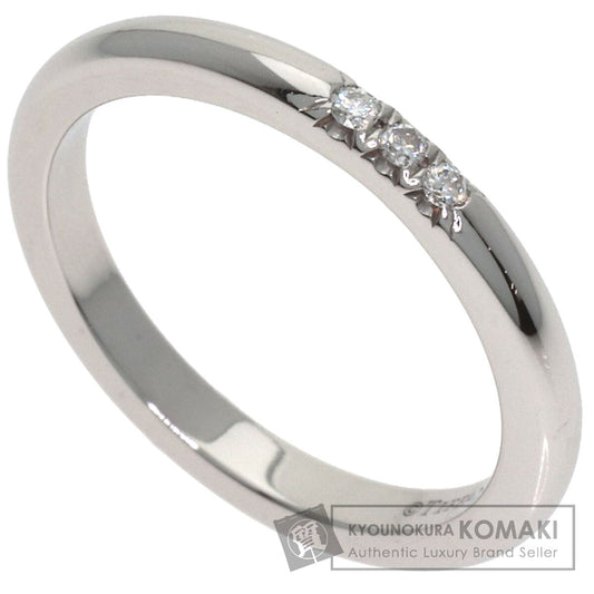TIFFANY&Co. Forever 3P Diamond Ring Platinum PT950 Ladies [Used]
