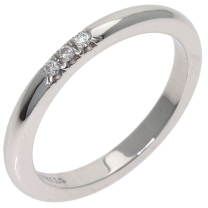 TIFFANY&Co. Forever 3P Diamond Ring Platinum PT950 Ladies [Used]