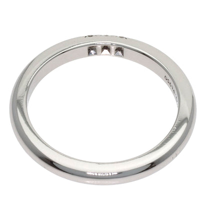 TIFFANY&Co. Forever 3P Diamond Ring Platinum PT950 Ladies [Used]