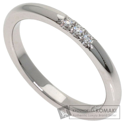 TIFFANY&Co. Forever 3P Diamond Ring Platinum PT950 Ladies [Used]