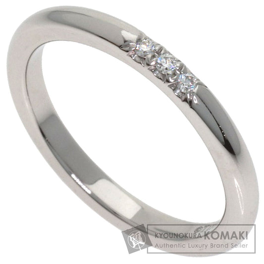 TIFFANY&Co. Forever 3P Diamond Ring Platinum PT950 Ladies [Used]