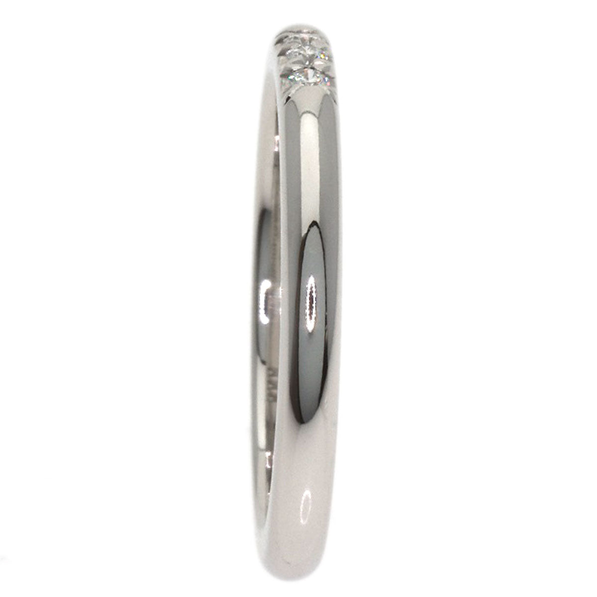 TIFFANY&Co. Forever 3P Diamond Ring Platinum PT950 Ladies [Used]