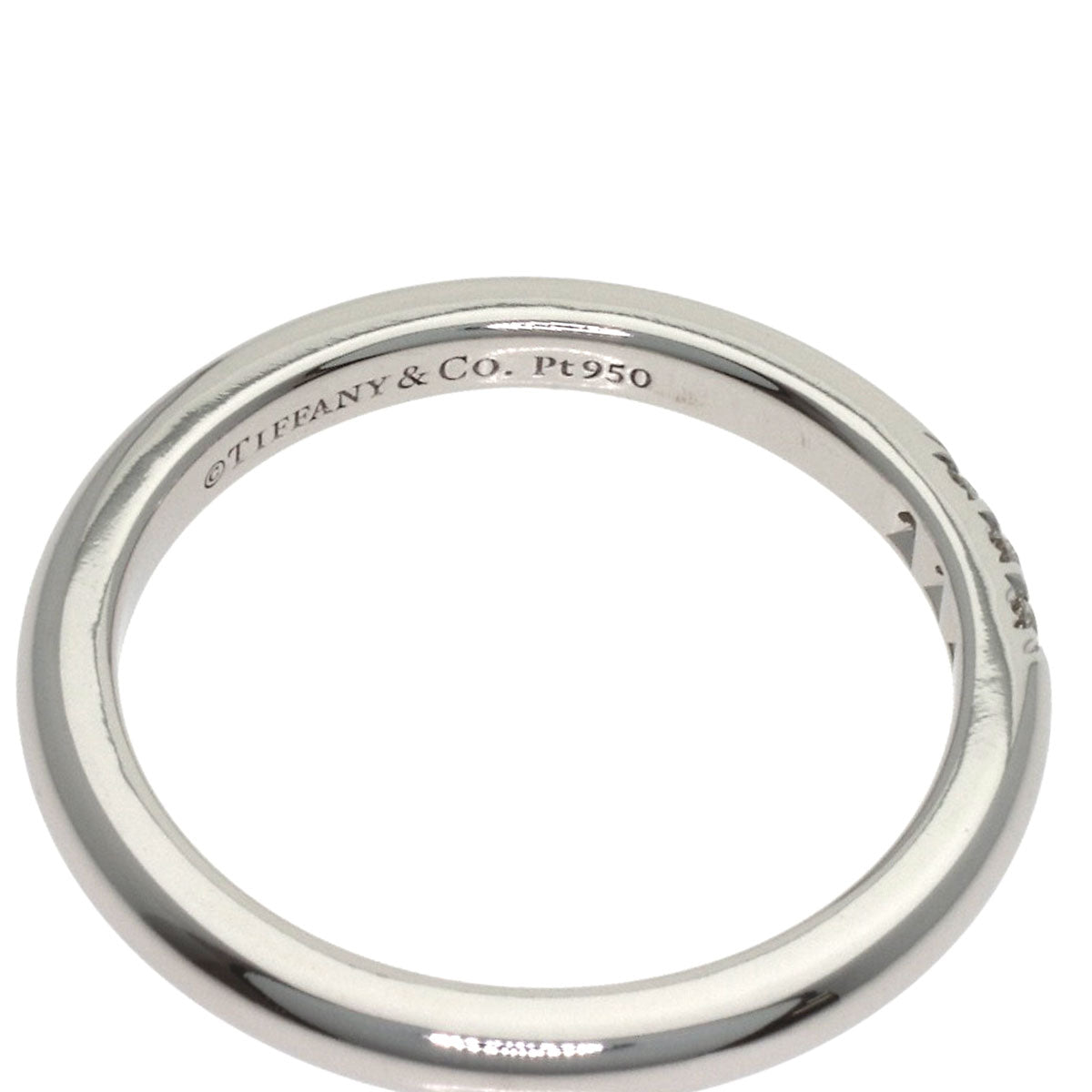 TIFFANY&Co. Forever 3P Diamond Ring Platinum PT950 Ladies [Used]