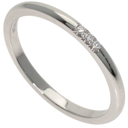 TIFFANY&Co. Forever 3P Diamond Ring Platinum PT950 Ladies [Used]