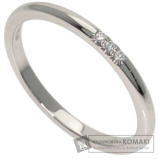TIFFANY&Co. Forever 3P Diamond Ring Platinum PT950 Ladies [Used]