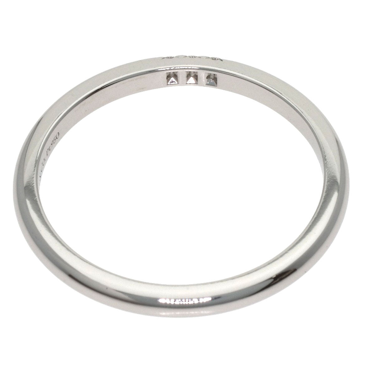 TIFFANY&Co. Forever 3P Diamond Ring Platinum PT950 Ladies [Used]