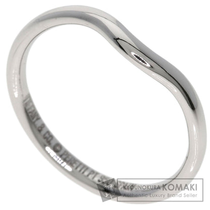 TIFFANY&Co. Curved band Ring Platinum PT950 Ladies [Used]