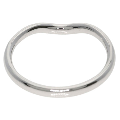 TIFFANY&Co. Curved band Ring Platinum PT950 Ladies [Used]