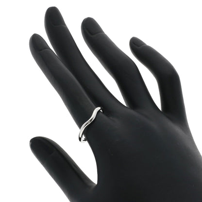 TIFFANY&Co. Curved band Ring Platinum PT950 Ladies [Used]