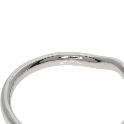 TIFFANY&Co. Curved band Ring Platinum PT950 Ladies [Used]