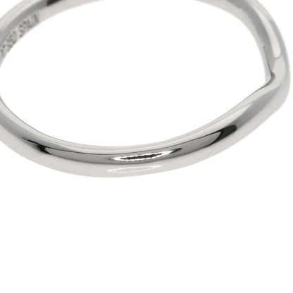 TIFFANY&Co. Curved band Ring Platinum PT950 Ladies [Used]