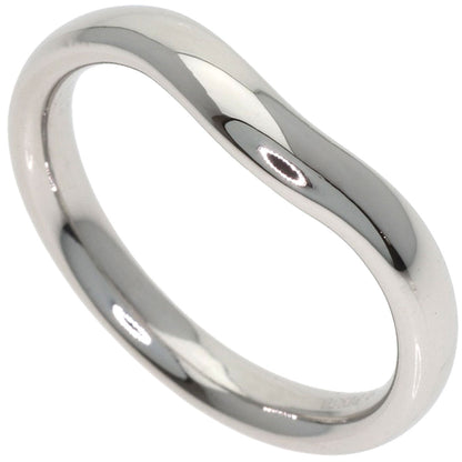 TIFFANY&Co. Curved band Ring Platinum PT950 Ladies [Used]