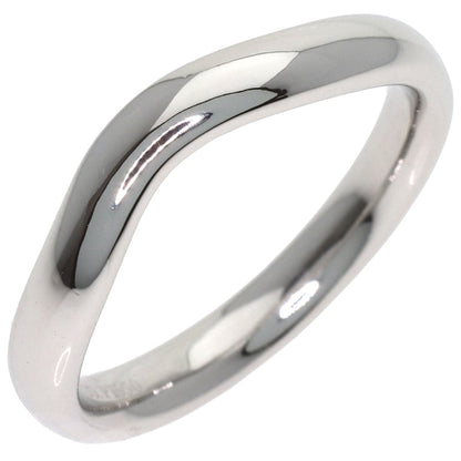 TIFFANY&Co. Curved band Ring Platinum PT950 Ladies [Used]