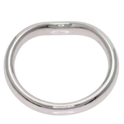 TIFFANY&Co. Curved band Ring Platinum PT950 Ladies [Used]