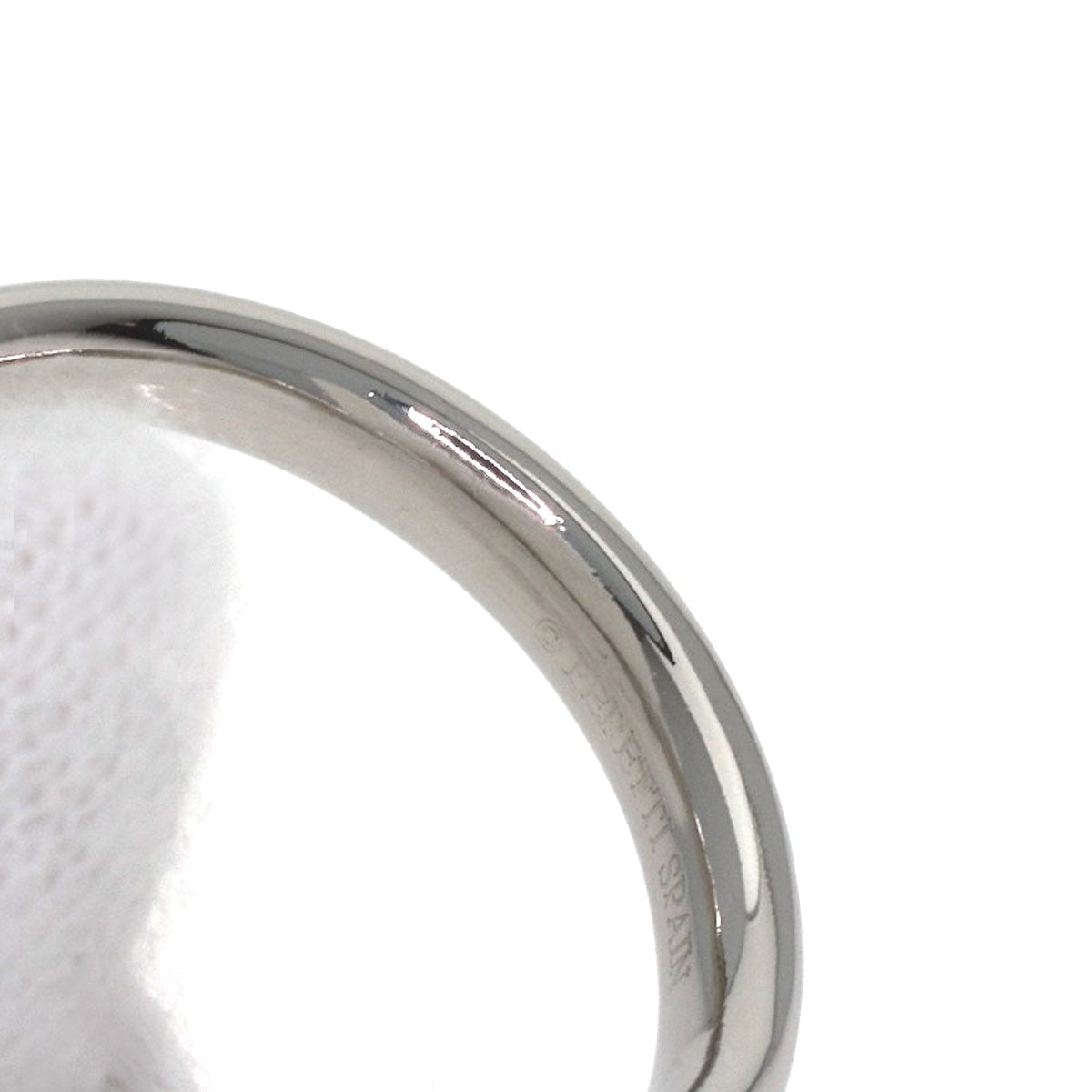 TIFFANY&Co. Curved band Ring Platinum PT950 Ladies [Used]