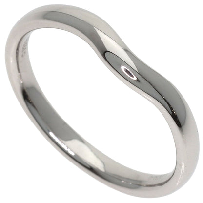 TIFFANY&Co. Curved band Ring Platinum PT950 Ladies [Used]