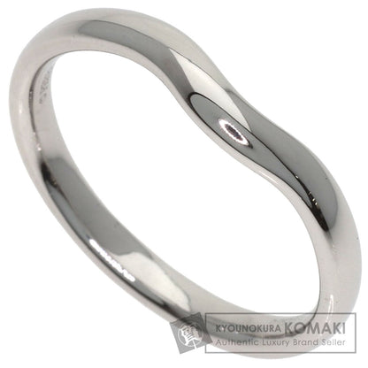 TIFFANY&Co. Curved band Ring Platinum PT950 Ladies [Used]