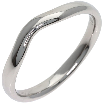 TIFFANY&Co. Curved band Ring Platinum PT950 Ladies [Used]