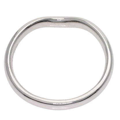 TIFFANY&Co. Curved band Ring Platinum PT950 Ladies [Used]