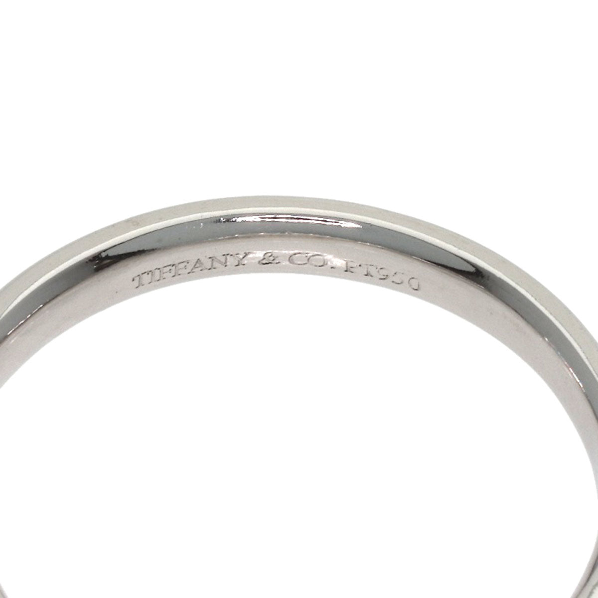 TIFFANY&Co. Curved band Ring Platinum PT950 Ladies [Used]