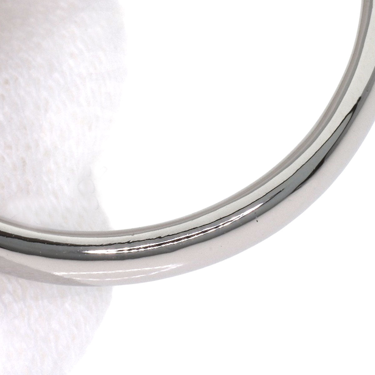 TIFFANY&Co. Curved band Ring Platinum PT950 Ladies [Used]
