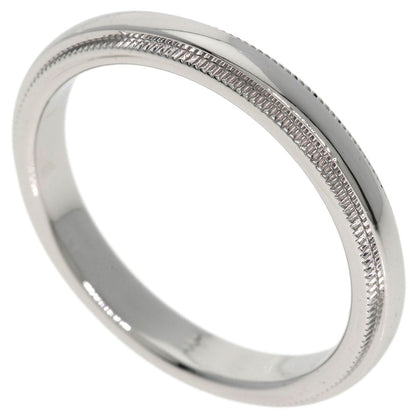 TIFFANY&Co. Milgrain Ring Platinum PT950 Ladies [Used]