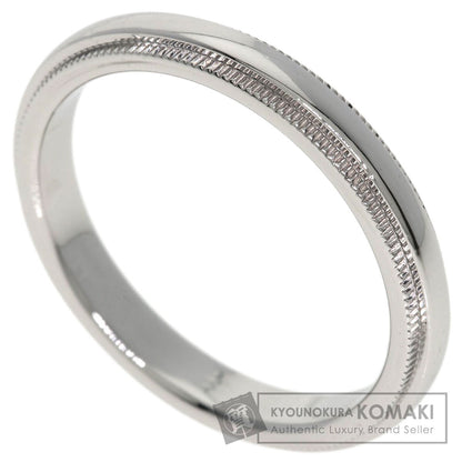 TIFFANY&Co. Milgrain Ring Platinum PT950 Ladies [Used]