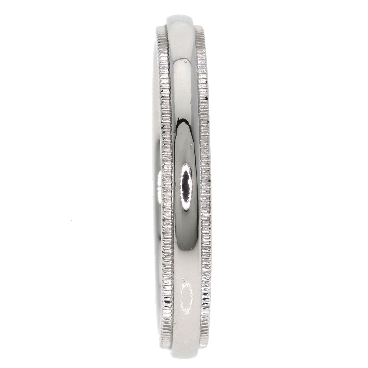 TIFFANY&Co. Milgrain Ring Platinum PT950 Ladies [Used]