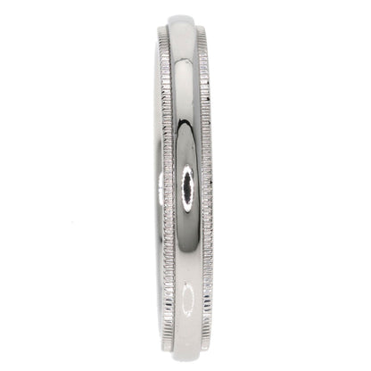 TIFFANY&Co. Milgrain Ring Platinum PT950 Ladies [Used]