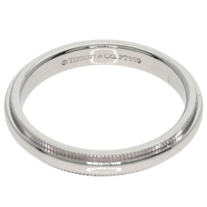 TIFFANY&Co. Milgrain Ring Platinum PT950 Ladies [Used]