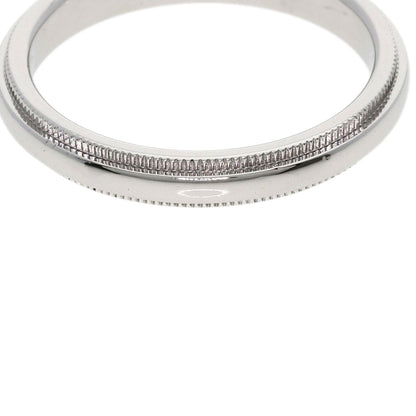 TIFFANY&Co. Milgrain Ring Platinum PT950 Ladies [Used]