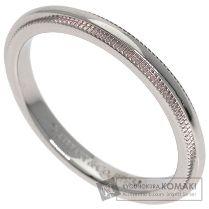 TIFFANY&Co. Milgrain Ring Platinum PT950 Ladies [Used]
