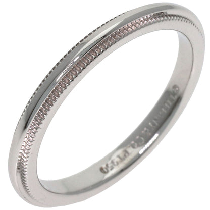 TIFFANY&Co. Milgrain Ring Platinum PT950 Ladies [Used]