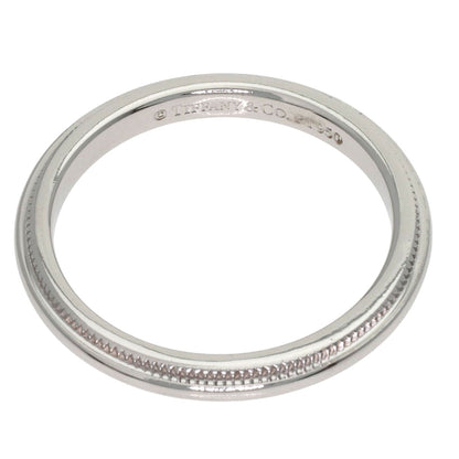 TIFFANY&Co. Milgrain Ring Platinum PT950 Ladies [Used]