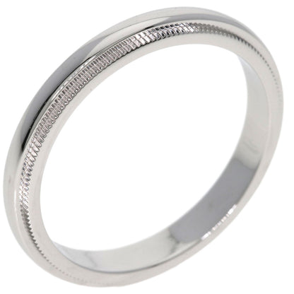 TIFFANY&Co. Milgrain Ring Platinum PT950 Ladies [Used]